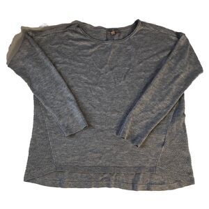 Banana Republic Factory Women’s L/S sweater mesh back Gray size medium